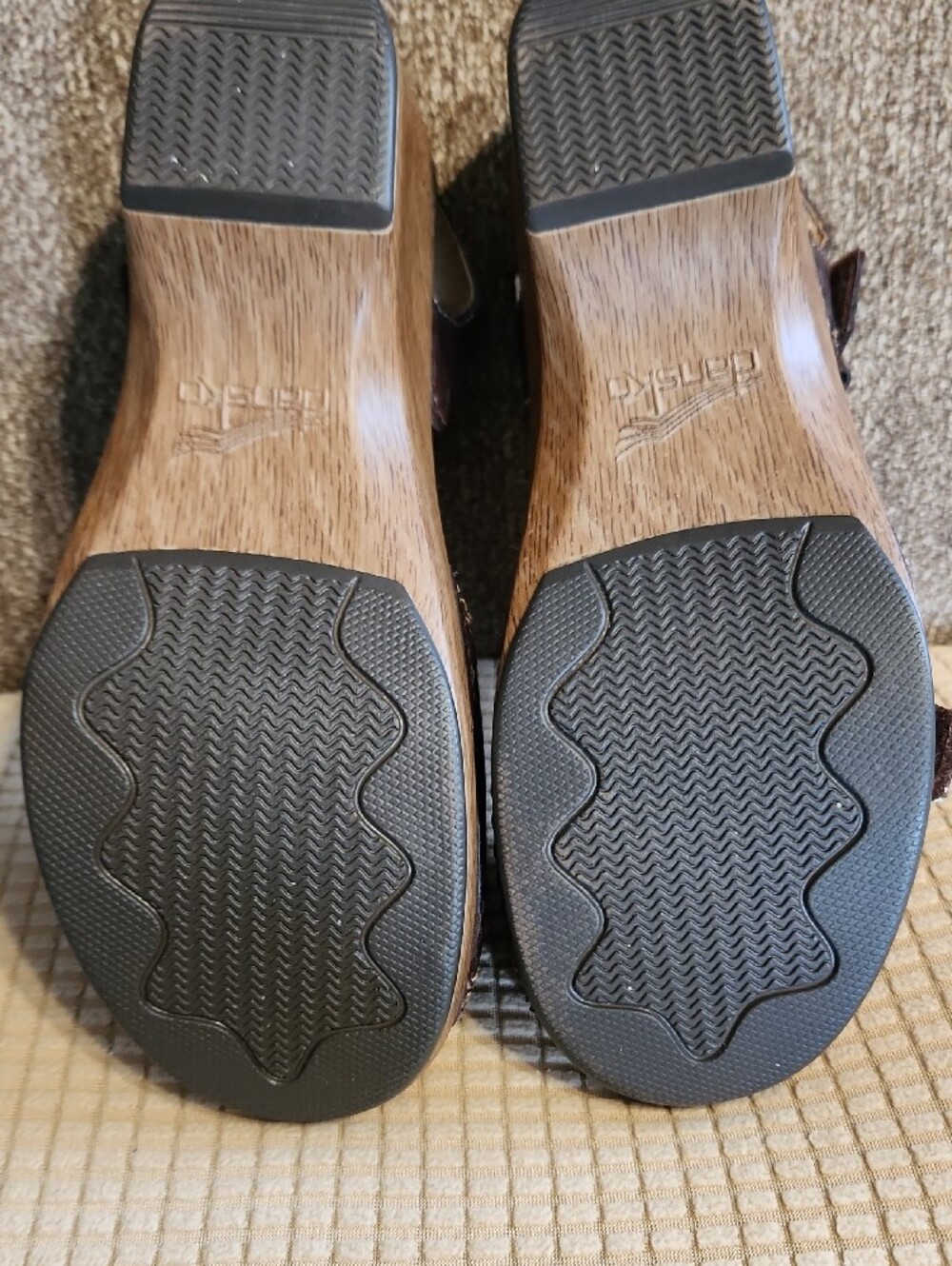 Comfort Leisure Women's DANSKO Brown Leather Slingback Sandals SIZE 37 - Picture 6 of 7